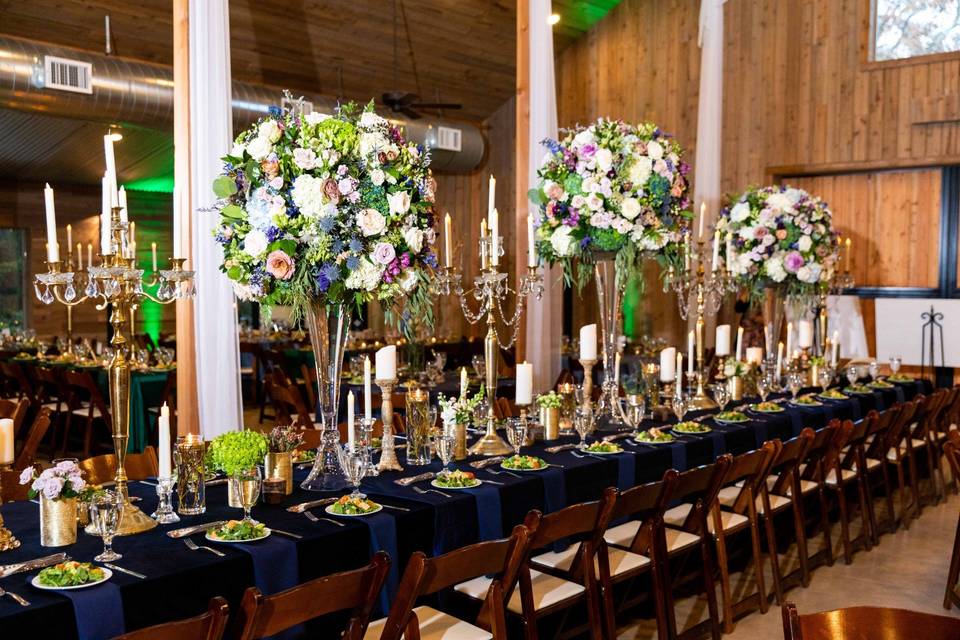 Wedding reception layout