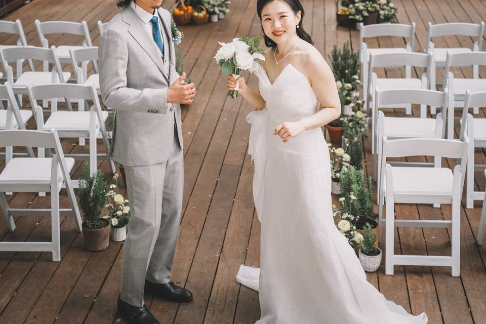 Bridal portrait with timeless
