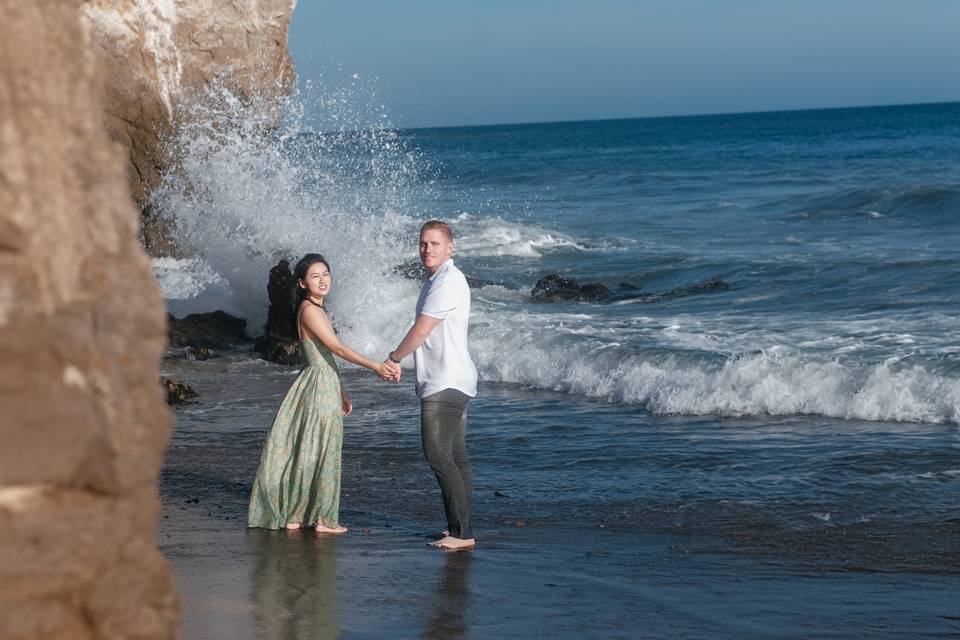 Whimsical wedding couple sessi