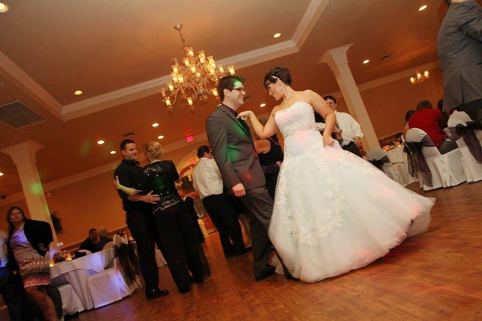 Couple's traditional dance