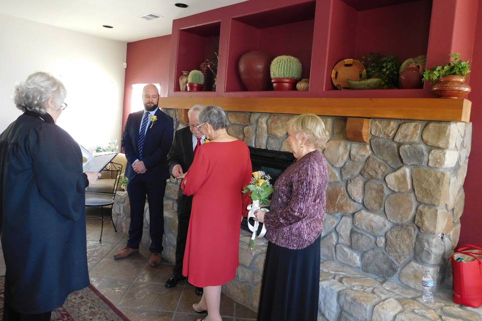 Indoor ceremony