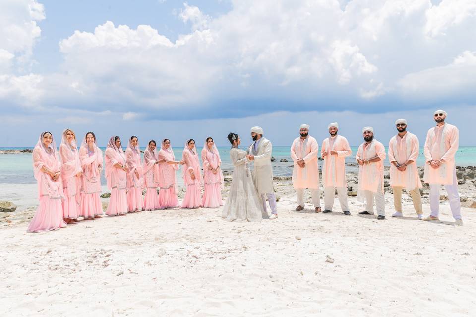 INDU BRIDAL PARTY