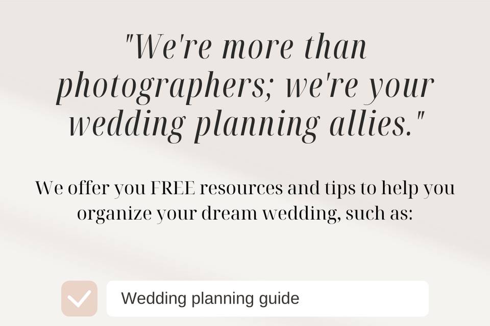 Wedding Planning assistance