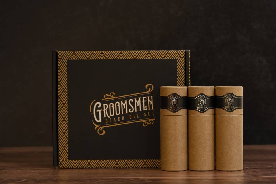 Groomsmen Beard Oil Set