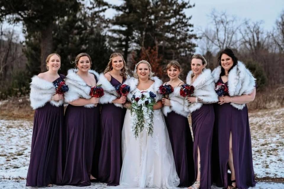 Such a fun Bridal Party!