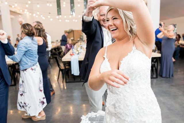 Bride dancing at reception