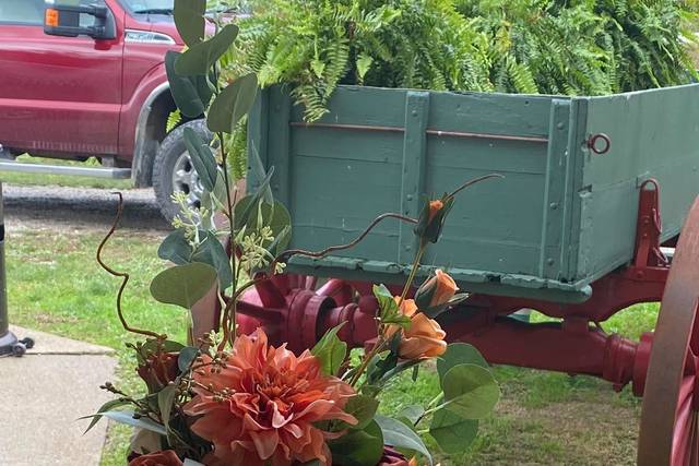 Bouquet centerpieces