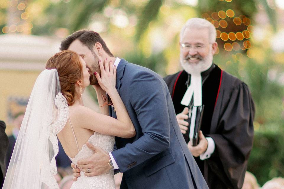 Wedding kiss