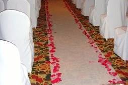 Wedding ceremony area