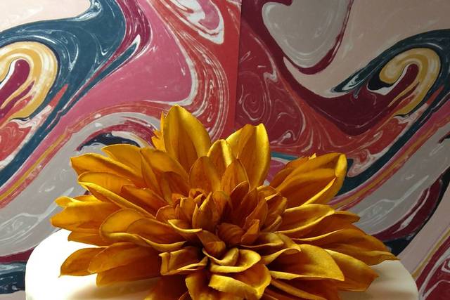 Custom Floral Foliage Cake