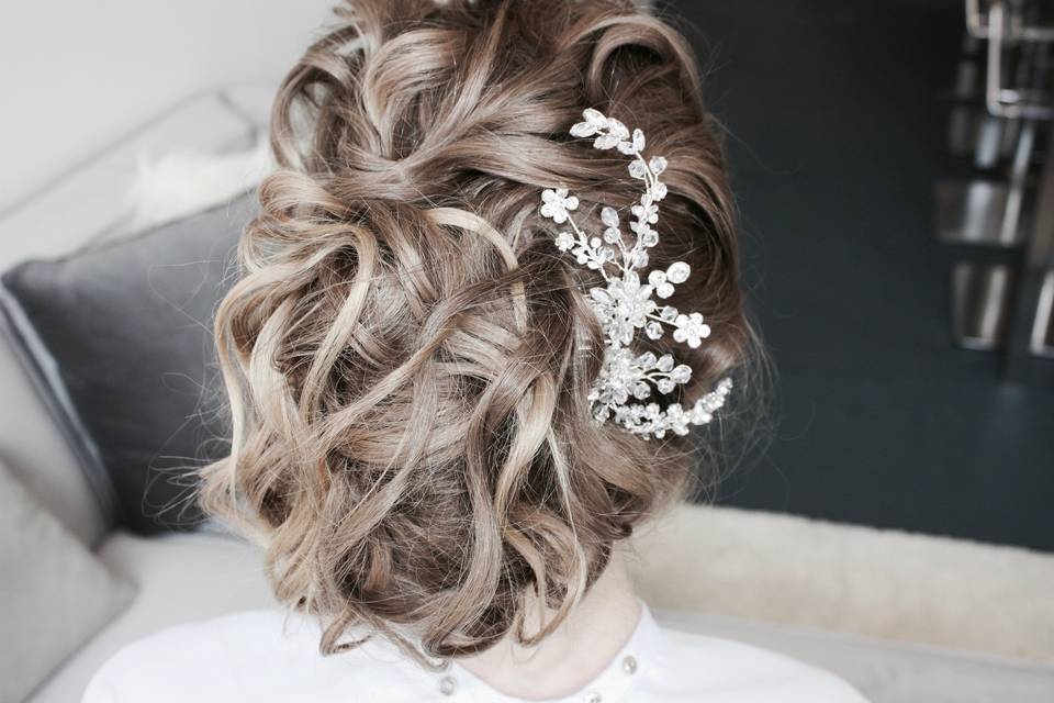 Bridal updo