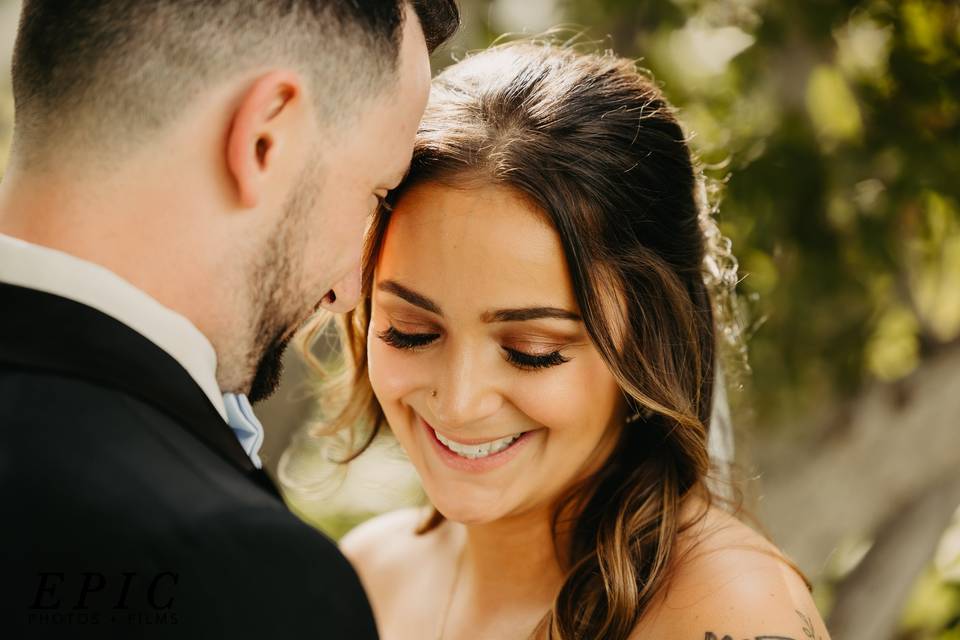 Bridal close up