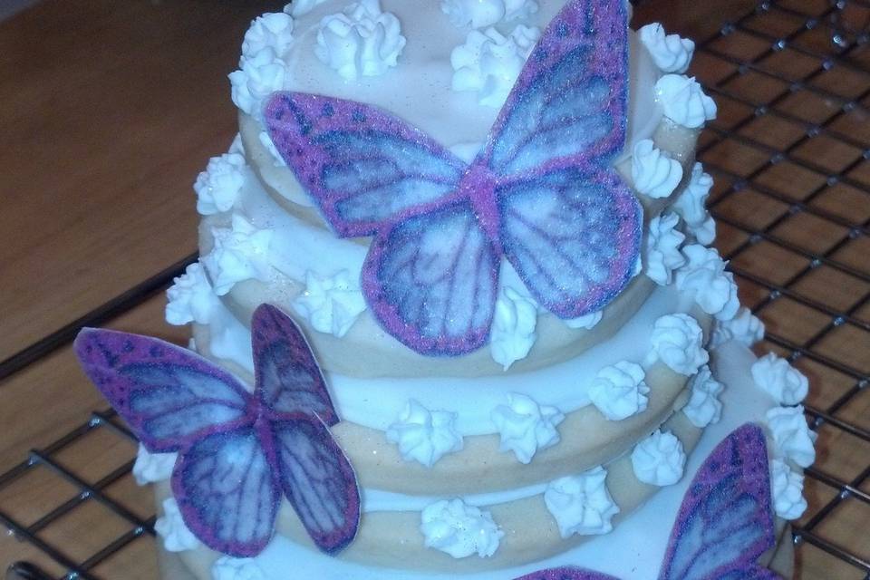 Butterfly Cookie Cake