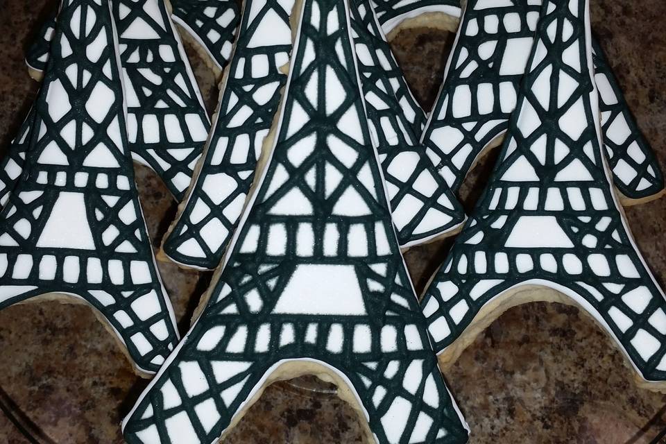 Eiffel Tower Cookies