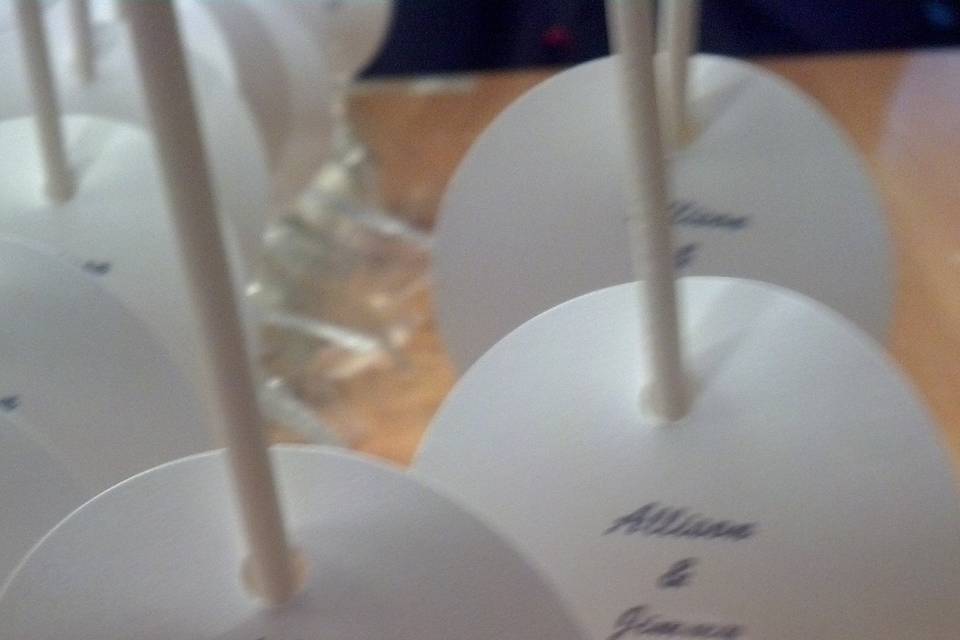 Engagement Cake Pops