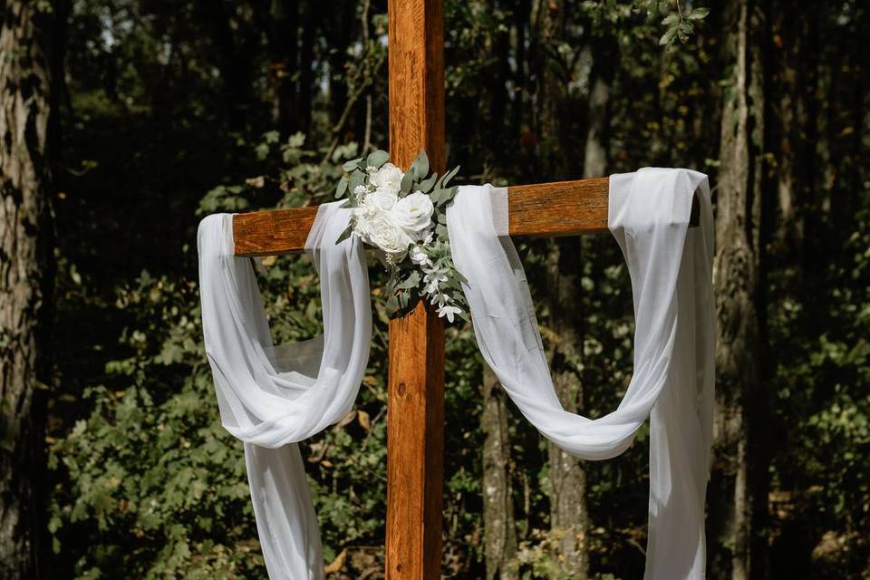 Cross - one of four backdrops
