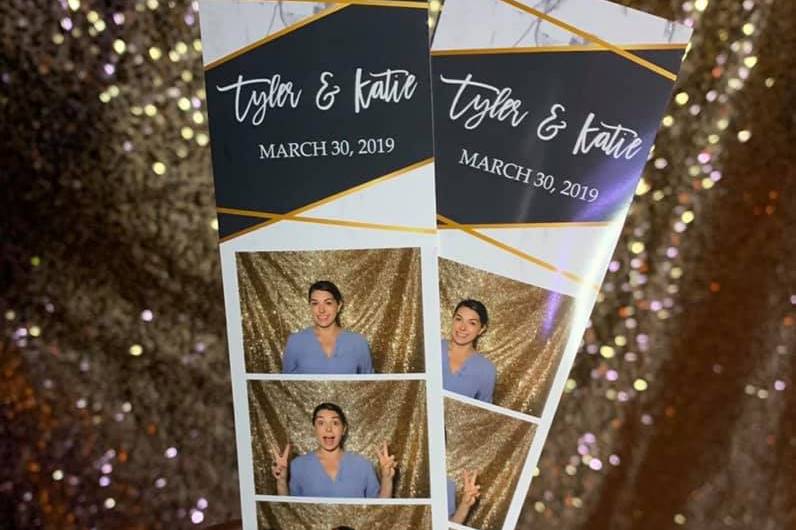 Custom photo strip designs - Lucky Photo Booth