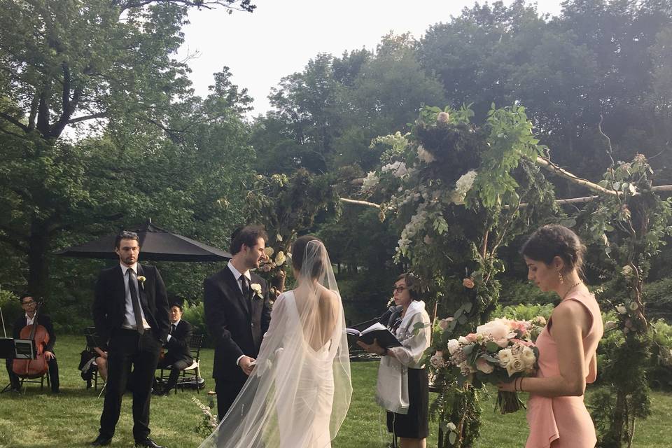 Outdoor ceremony in CT