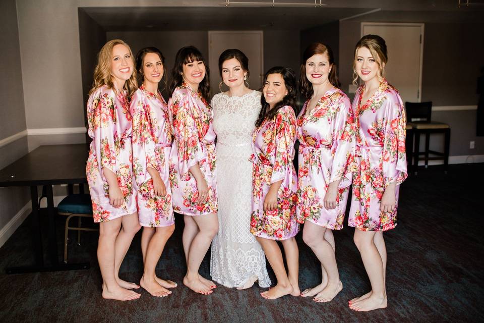 Michelle and Bridal party