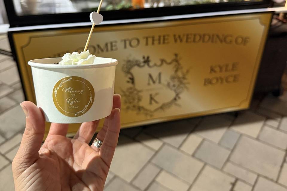 Full branding of your big day!