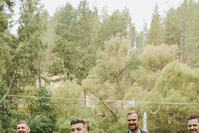 Groomsmen at Pondside