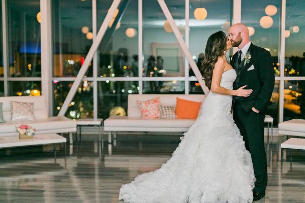 The Lantern Room at Night is a great place for your reception