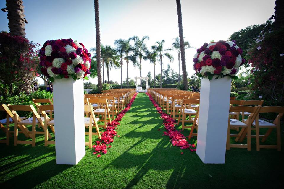 Wedding pillars