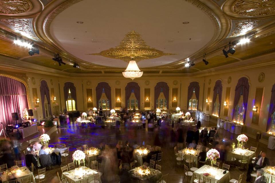 Bench in Ballroom Lobby