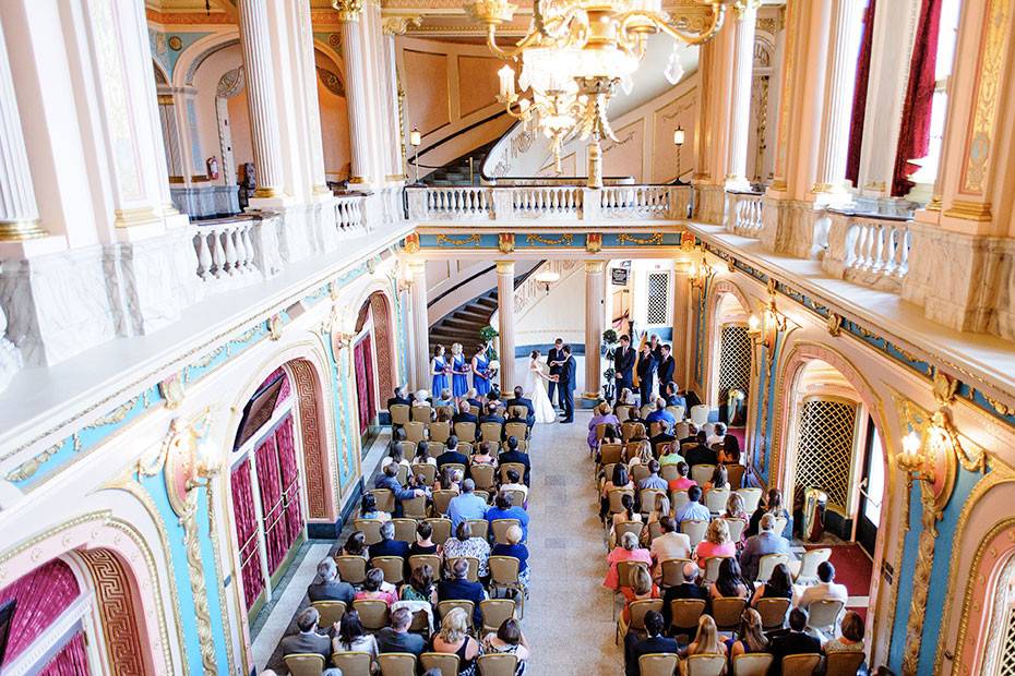 Wedding reception in Ballroom