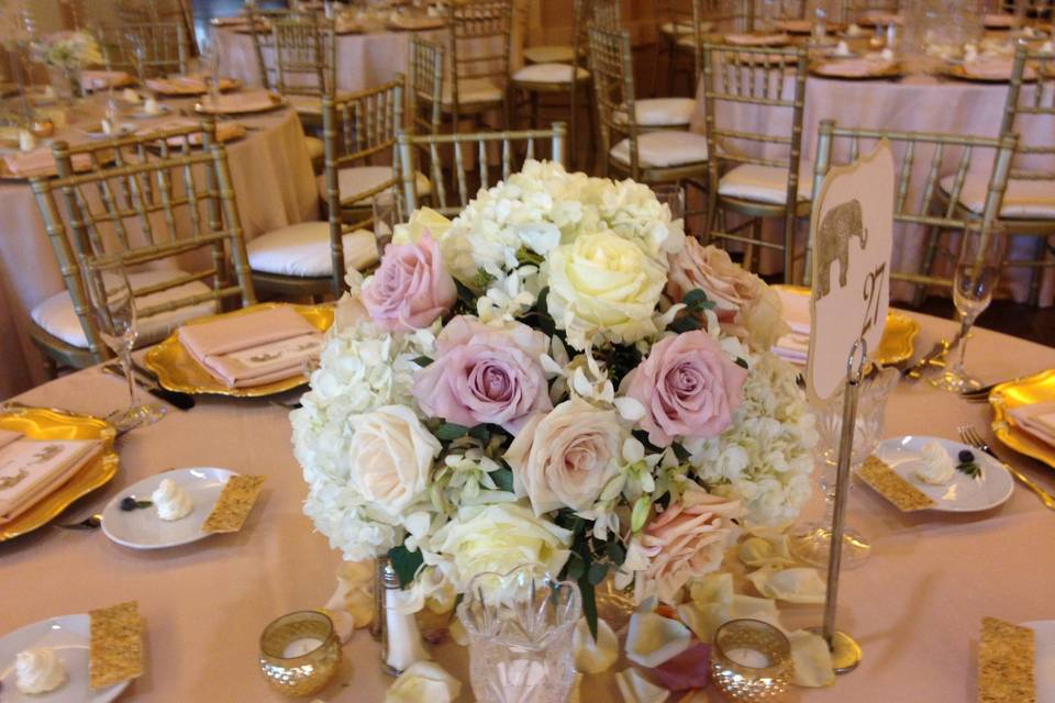 Hindu ceremony in the ballroom