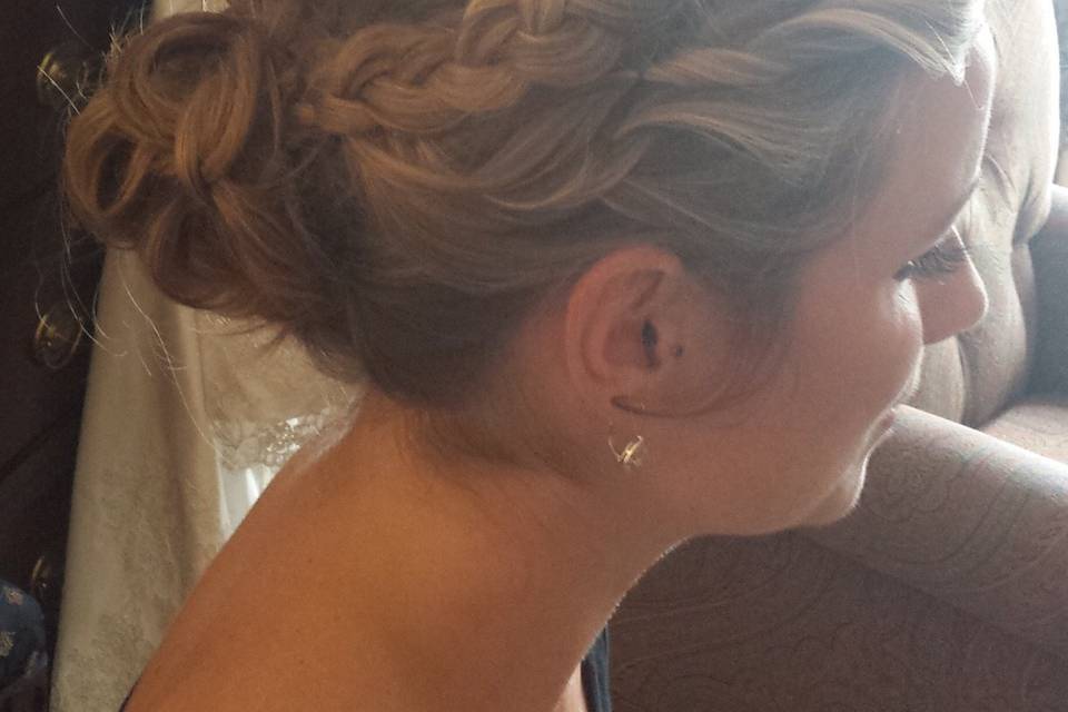 Braided updo