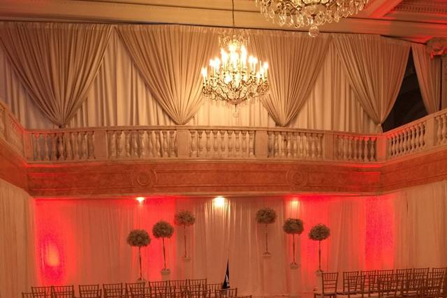 Wedding ceremony setting