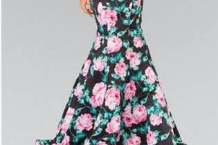 Mermaid floral two pice