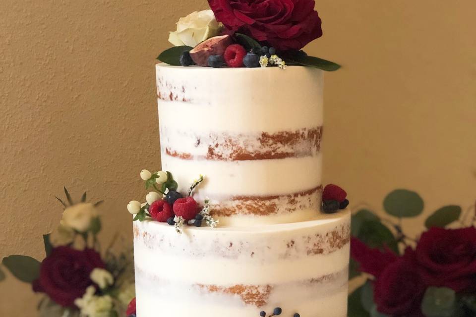 Semi-naked cake