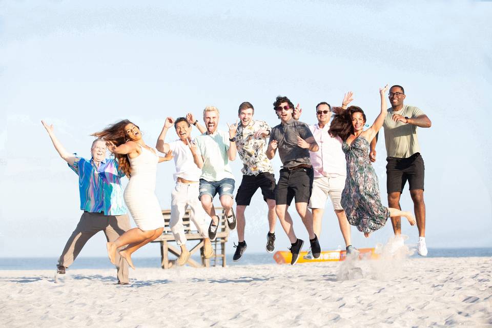 Cheers the Band on the Beach