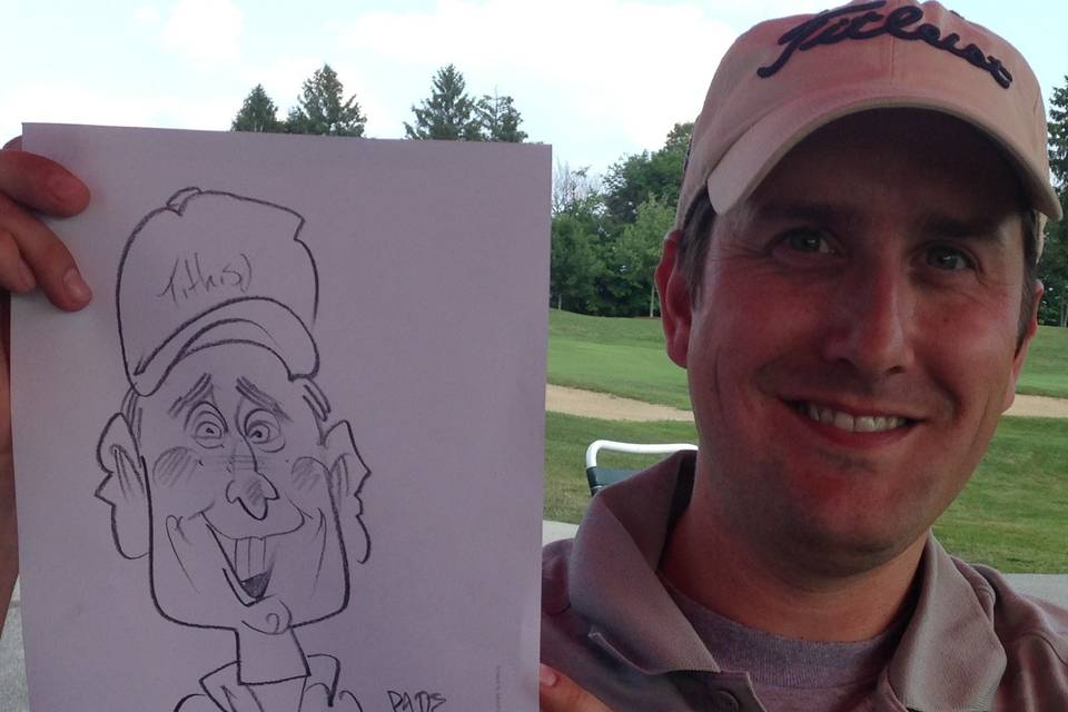 Adam Pate's 60 Second Strolling Speed Sketchers Caricatures and Entertainment