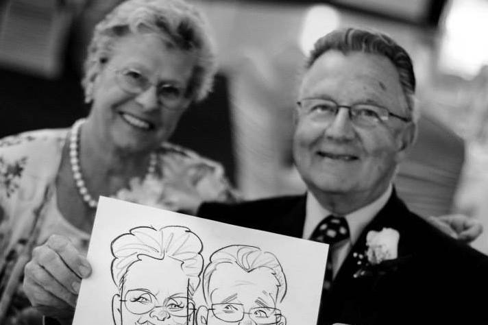 Adam Pate's 60 Second Strolling Speed Sketchers Caricatures and Entertainment