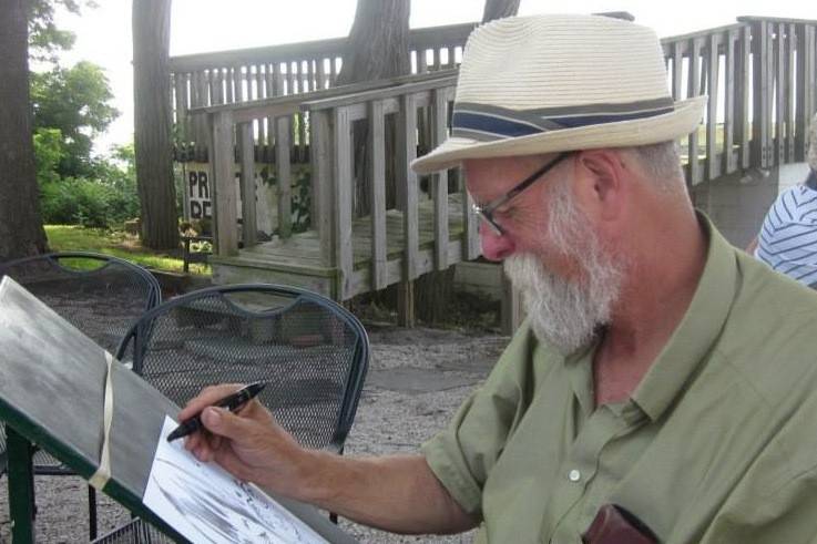 Adam Pate's 60 Second Strolling Speed Sketchers Caricatures and Entertainment