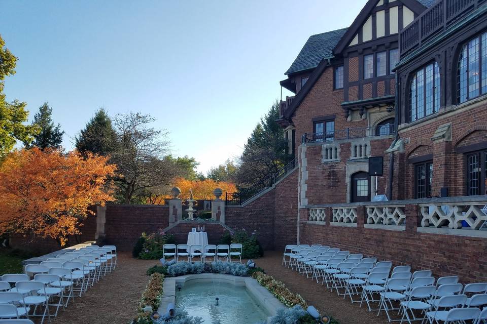 Ceremony at Rollins Mansion