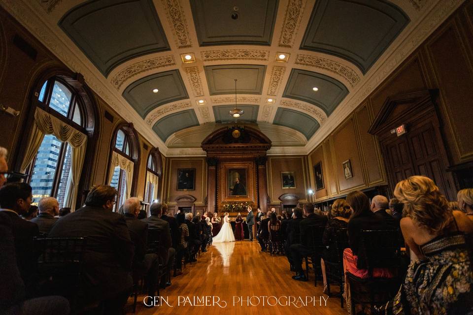 Indoor Ceremony Ashhurst Hall