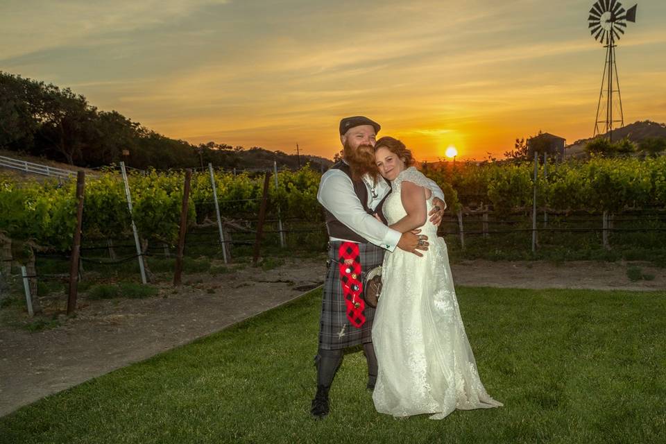 Napa Valley Sunset.