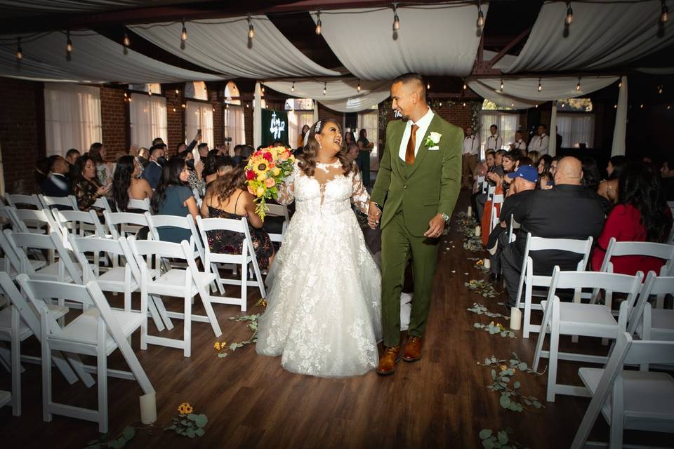 Here come Mr. & Mrs.