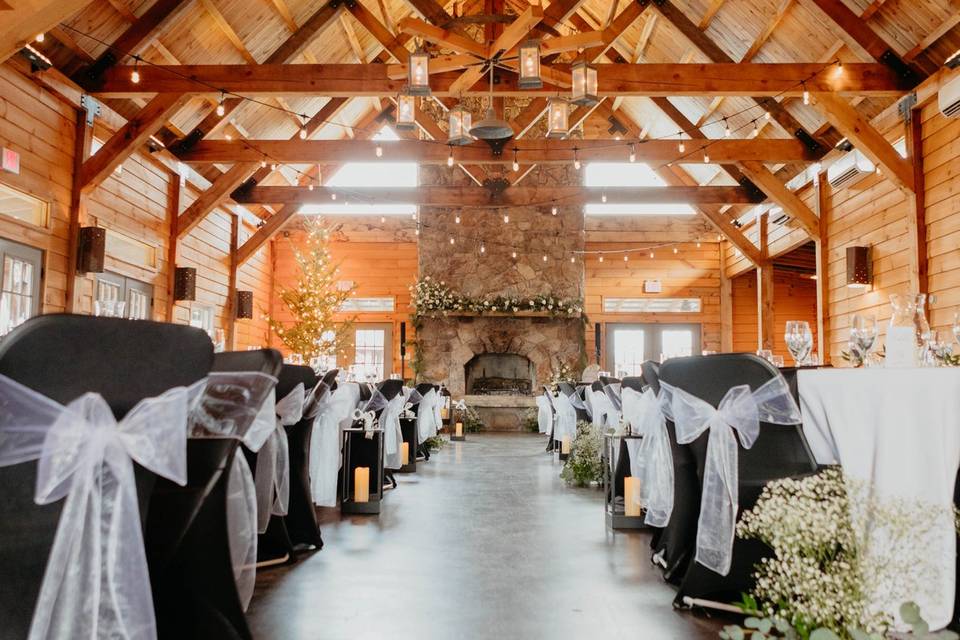 Inside ceremony location
