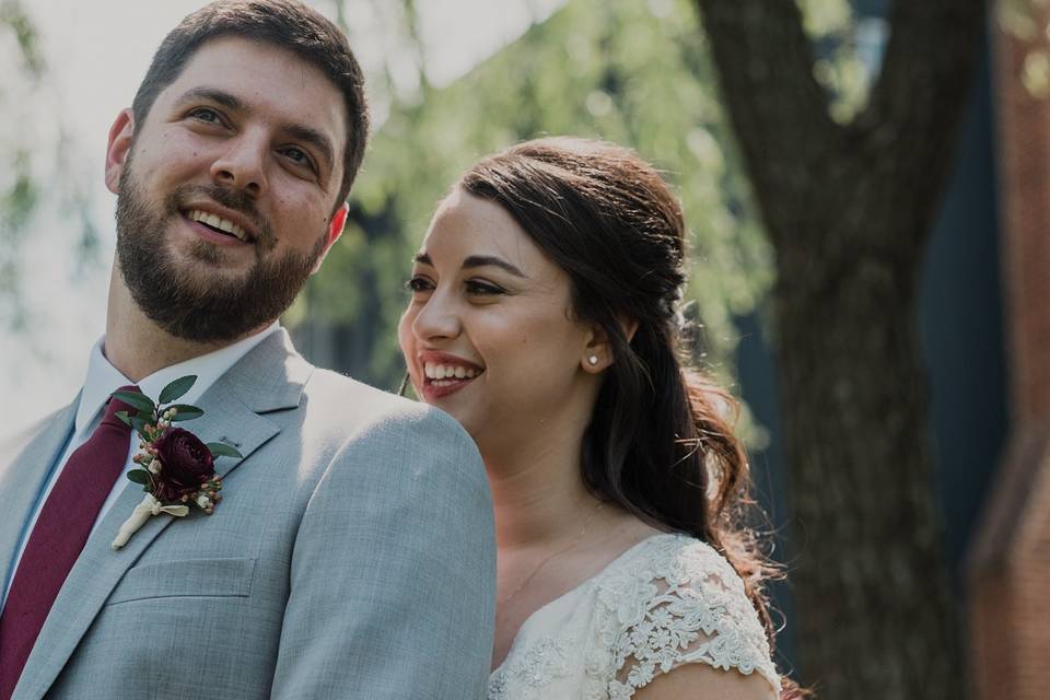 Spring outdoor wedding