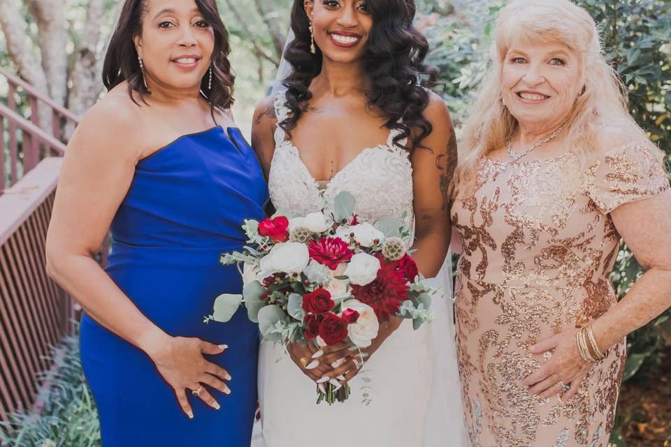 Bride and Moms