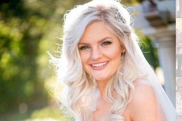 Fresh wedding makeup