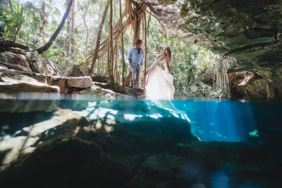 Trash The Dress session