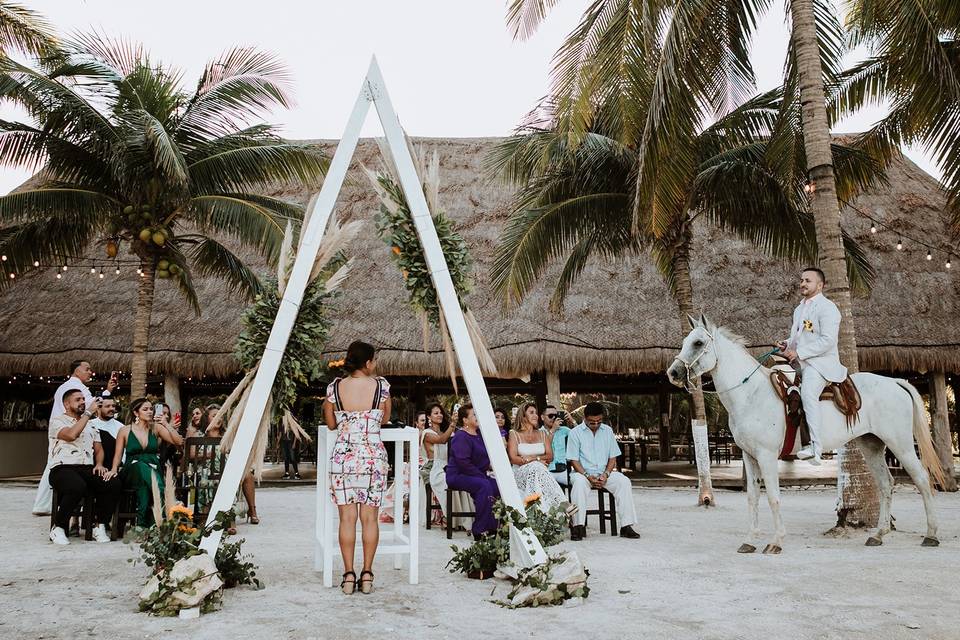 Beach Club Ceremony