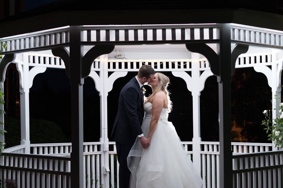 Dancing in gazebo