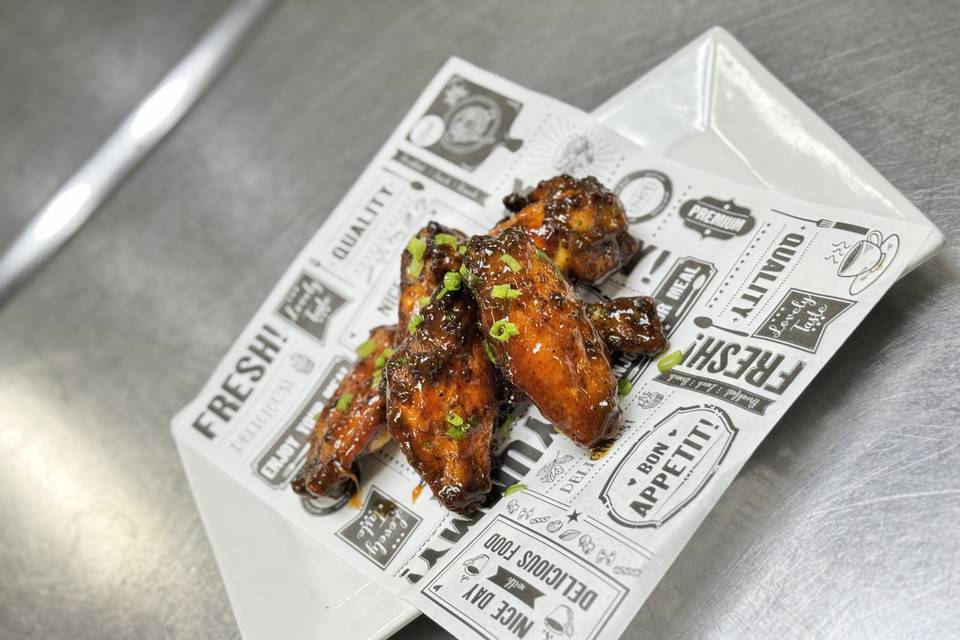 Smoked Hart BBQ Wings